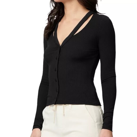 PAIGE Sycamore Cardigan – Black, Size S – NWT - Picture 2 of 5